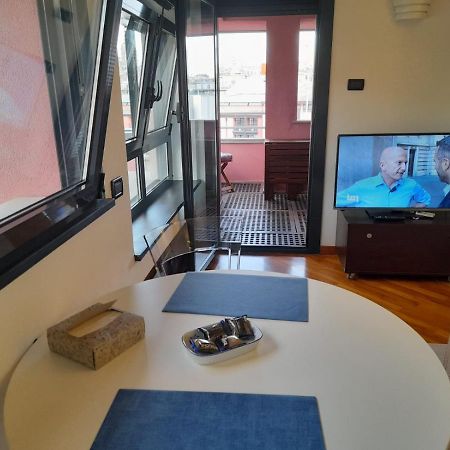 Апартаменты Bilocale Vista Mare Con Terrazzo-Porto Antico- Parcheggio Scontato Генуя Экстерьер фото